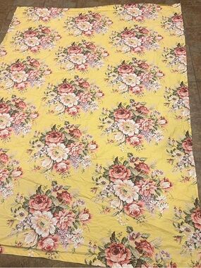 Vintage Ralph Lauren Twin Flat Sheet Sophie Brooke Cottage Core Romantic
